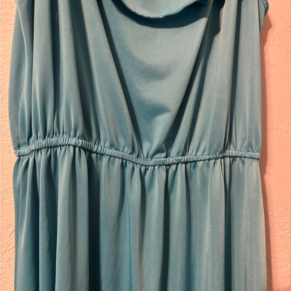 Stretchy blue high low dress size l/xl - Picture 8 of 11